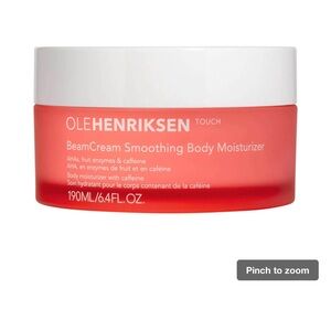 BRAND NEW OLE HENRIKSEN BeamCream Smoothing Body Moisturizer with AHAs